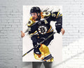 Patrice Bergeron Boston Bruins Sports Art Print, Hockey, Sports Decor – Poster | Canvas Wall Art Print