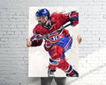 Shea Weber Montreal Canadiens Sports Art Print, Hockey, Sports Decor – Poster | Canvas Wall Art Print