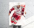 Steve Yzerman Detroit Red Wings Sports Art Print, Hockey, Sports Decor – Poster | Canvas Wall Art Print