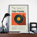 High Fidelity Mid-Century Modern Inspired Print - Poster | Canvas Wall Art Print