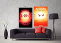 Cobra Kai Flag Banner The Karate Kid Saga Tv Art #229 - Poster | Canvas Wall Art Print