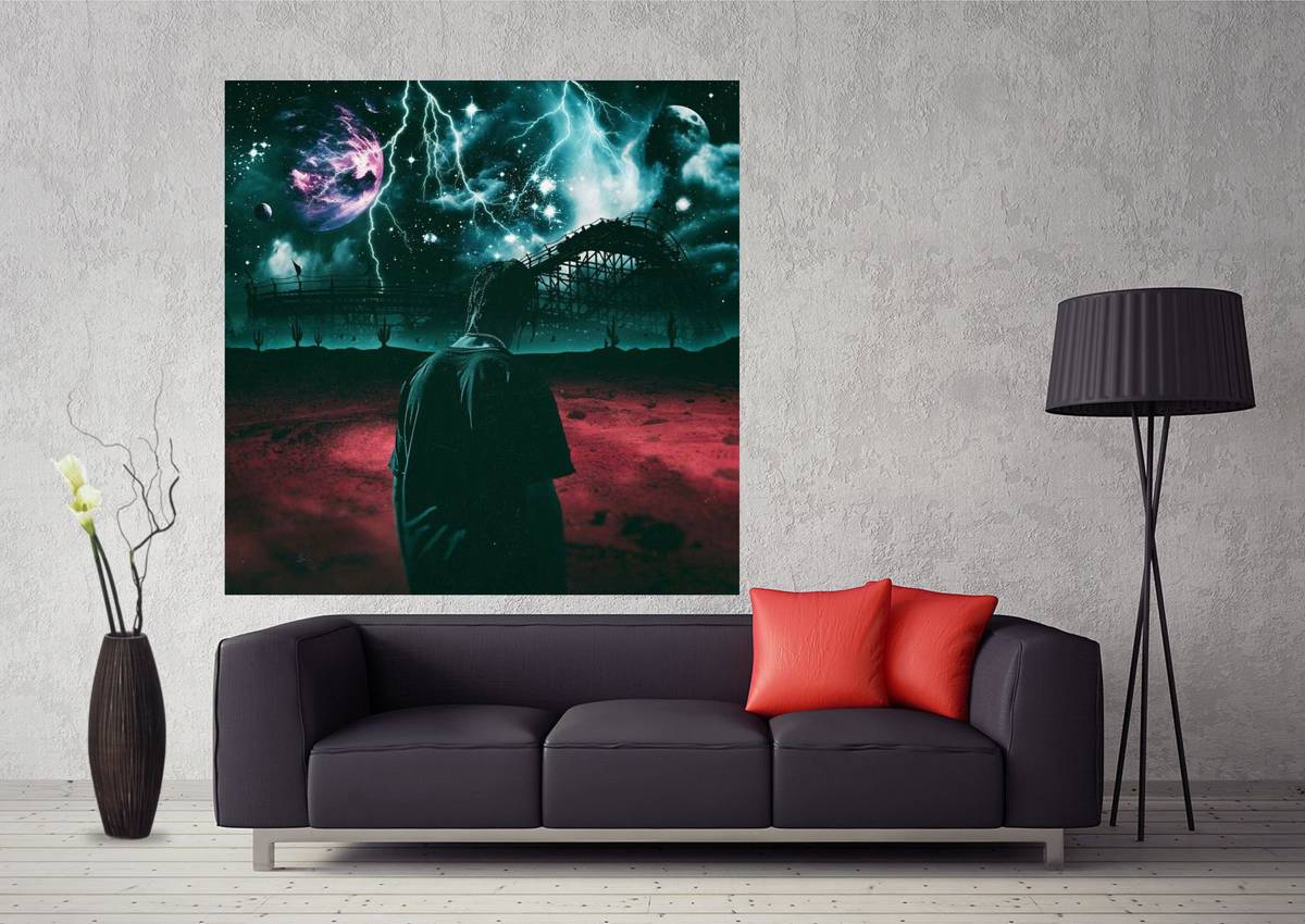 Travis Scott Days Before Astroworld Art #294 - Poster | Canvas Wall Art Print