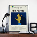 Idle Hands Mid-Century Modern Inspired Print - Poster | Canvas Wall Art Print