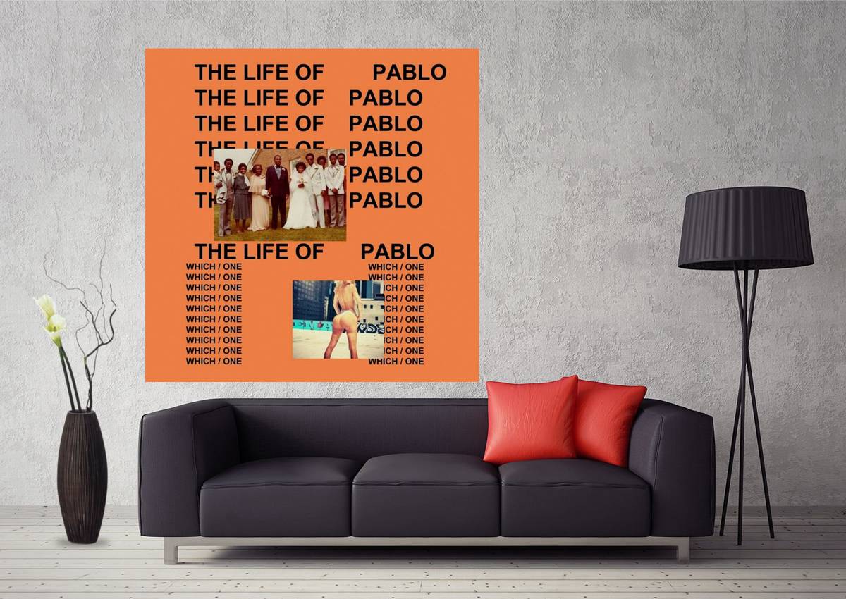 Kanye West The Life Of Pablo Art - Poster | Canvas Wall Art Print