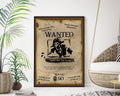 Sea Of Thieves Personalized Wanted Pirate Poster Print - Novelty Gaming Gift Idea - Poster | Canvas Wall Art Print