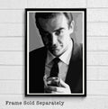 007 James Bond Sean Connery Illustration #8 - British Spy Film Movie - Poster | Canvas Wall Art Print