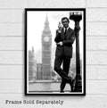 007 James Bond George Lazenby Illustration #1 - British Spy Film Movie - Poster | Canvas Wall Art Print