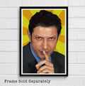Jeff Goldblum Illustration #1 - Jurassic Park Ian Malcolm Wall Art - Poster | Canvas Wall Art Print