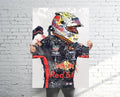 Max Verstappen Red Bull (V1) Sports Art Print, F1 Racing, Sports Decor – Poster | Canvas Wall Art Print