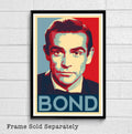 007 James Bond Sean Connery Illustration #7 - British Spy Film Movie - Poster | Canvas Wall Art Print