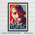 Tupac Shakur 2Pac Illustration #2 - Rap Hip Hop Musician - Poster | Canvas Wall Art Print