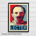 Hannibal Lecter Illustration #6 - Silence Of The Lambs Horror Movie Film - Poster | Canvas Wall Art Print