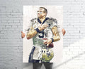 Drew Brees Passing Record Saints Sports Art Print, Football, Sports Decor – Poster | Canvas Wall Art Print