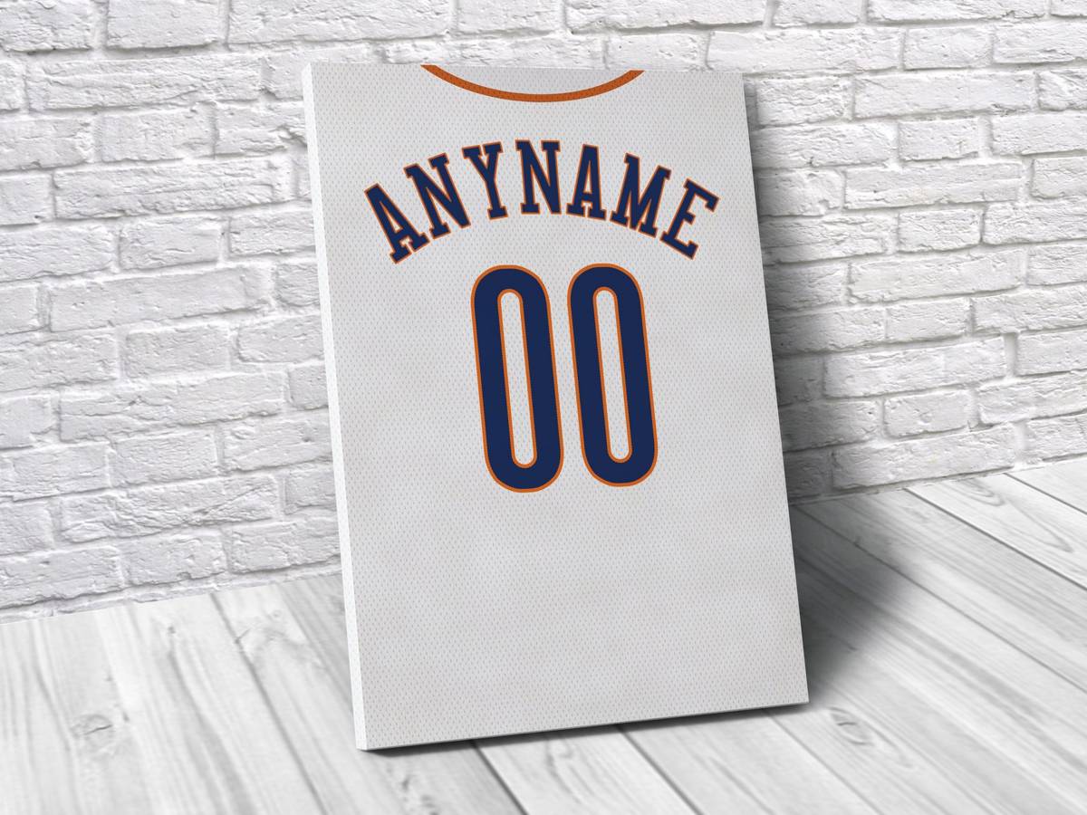 Houston Astros Personalized Jersey Sports Art Print, Baseball Shirt, Sports Decor – Poster | Canvas Wall Art Print