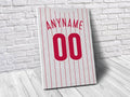 Philadelphia Phillies Personalized Jersey Sports Art Print, Baseball Shirt, Sports Decor – Poster | Canvas Wall Art Print
