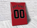 Chicago Bulls Personalized Jersey Sports Art Print, Basketball Shirt, Sports Decor – Poster | Canvas Wall Art Print