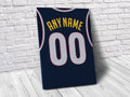 Denver Nuggets Personalized Jersey Sports Art Print, Basketball Shirt, Sports Decor – Poster | Canvas Wall Art Print