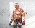 Brock Lesnar Ufc Sports Art Print, Ufc Mma, Sports Decor – Poster | Canvas Wall Art Print
