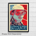 Raoul Duke From Fear And Loathing In Las Vegas Illustration - Hunter S. Thompson Gonzo Author - Poster | Canvas Wall Art Print