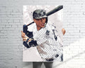 Giancarlo Stanton New York Yankees Sports Art Print, Baseball, Sports Decor – Poster | Canvas Wall Art Print