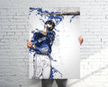 Josì_‰Û_Ìâå© Bautista 'Bat Flip' Toronto Blue Jays Sports Art Print, Baseball, Sports Decor – Poster | Canvas Wall Art Print