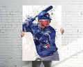 Josh Donaldson Toronto Blue Jays Sports Art Print, Baseball, Sports Decor – Poster | Canvas Wall Art Print