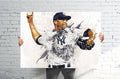 Mariano Rivera New York Yankees (V1) Sports Art Print, Baseball, Sports Decor – Poster | Canvas Wall Art Print