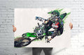 Eli Tomac Motocross Sports Art Print, Motocross, Sports Decor – Poster | Canvas Wall Art Print