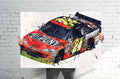 Jeff Gordon Nascar Sports Art Print, Nascar Racing, Sports Decor – Poster | Canvas Wall Art Print