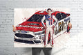 Ryan Blaney Nascar Sports Art Print, Nascar Racing, Sports Decor – Poster | Canvas Wall Art Print