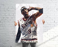 Allen Iverson 'The Answer' 76Ers Sports Art Print, Basketball, Sports Decor – Poster | Canvas Wall Art Print