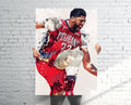 Anthony Davis New Orleans Pelicans Sports Art Print, Basketball, Sports Decor – Poster | Canvas Wall Art Print