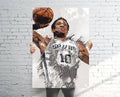 Demar Derozan San Antonio Spurs Sports Art Print, Basketball, Sports Decor – Poster | Canvas Wall Art Print