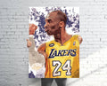 Kobe Bryant Los Angeles Lakers Sports Art Print, Basketball, Sports Decor – Poster | Canvas Wall Art Print