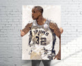 Sean Elliott San Antonio Spurs Sports Art Print, Basketball, Sports Decor – Poster | Canvas Wall Art Print