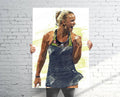 Caroline Wozniacki Sports Art Print, Tennis, Sports Decor – Poster | Canvas Wall Art Print