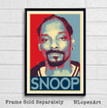 Snoop Dogg Illustration #3 - Rapper Musician Rap Hip Hop - Poster | Canvas Wall Art Print