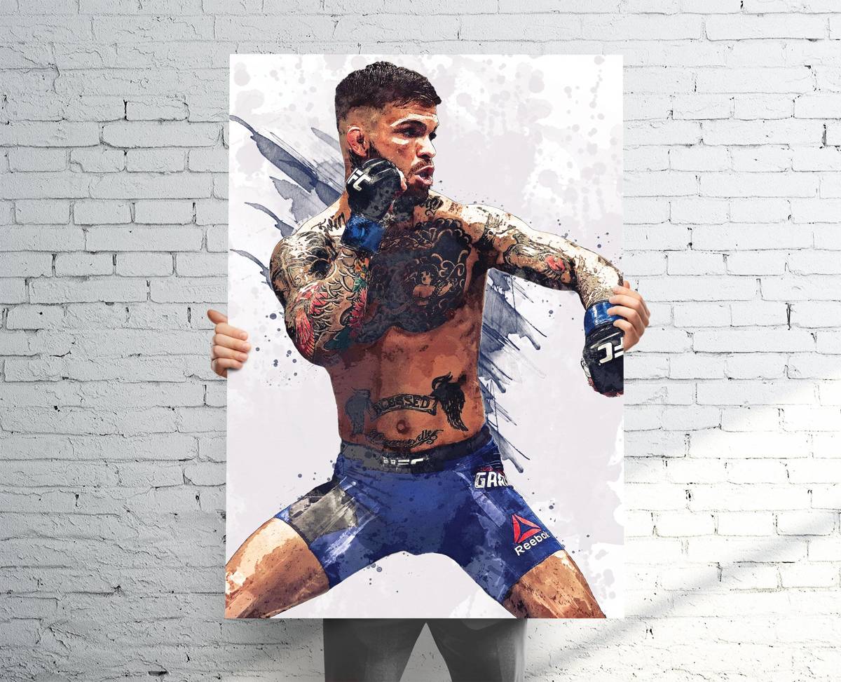 Cody Garbrandt Ufc Sports Art Print, Ufc Mma, Sports Decor – Poster | Canvas Wall Art Print