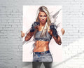 Paige Vanzant Ufc Sports Art Print, Ufc Mma, Sports Decor – Poster | Canvas Wall Art Print