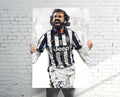Andrea Pirlo Juventus F.C. Sports Art Print, Soccer/Football, Sports Decor – Poster | Canvas Wall Art Print
