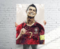 Cristiano Ronaldo Team Portugal Sports Art Print, Soccer/Football, Sports Decor – Poster | Canvas Wall Art Print