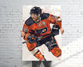 Claude Giroux Philadelphia Flyers Sports Art Print, Hockey, Sports Decor – Poster | Canvas Wall Art Print
