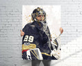 Marc-Andrì_‰Û_Ìâå© Fleury Vegas Golden Knights (V1) Sports Art Print, Hockey, Sports Decor – Poster | Canvas Wall Art Print
