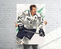 Mike Modano Dallas Stars Sports Art Print, Hockey, Sports Decor – Poster | Canvas Wall Art Print