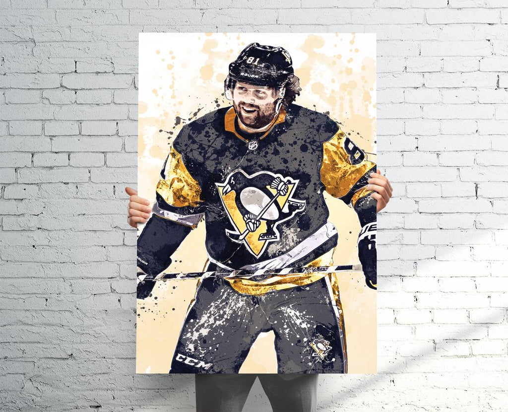 Phil Kessel Pittsburgh Penguins Sports Art Print, Hockey, Sports Decor – Poster | Canvas Wall Art Print