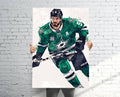 Tyler Seguin Dallas Stars Sports Art Print, Hockey, Sports Decor – Poster | Canvas Wall Art Print