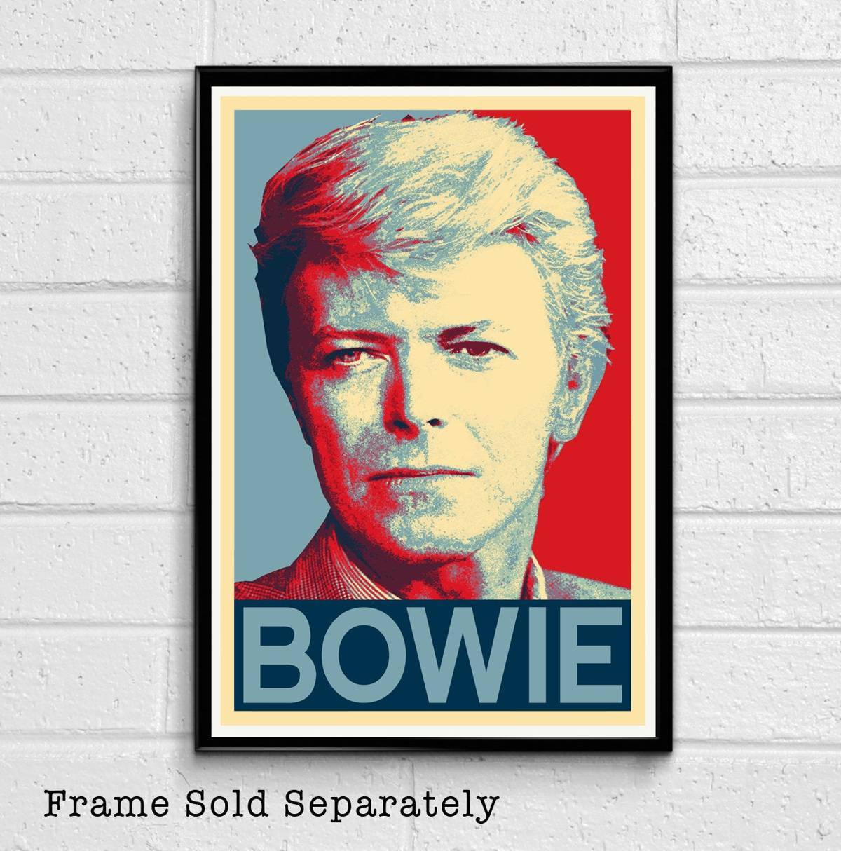 David Bowie Illustration - Rock And Roll Music Icon Ziggy Stardust - Poster | Canvas Wall Art Print