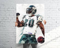 Brian Dawkins Philadelphia Eagles (V2) Sports Art Print, Football, Sports Decor – Poster | Canvas Wall Art Print