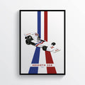 Hesketh 308 Racing Team F1 Art, F1 Gift, Formula 1, Racing Helmet - Poster | Canvas Wall Art Print