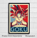 Son Goku Dragon Ball Illustration - Dbz Manga Kakarot Anime Japanese Television Super Saiyan - Poster | Canvas Wall Art Print